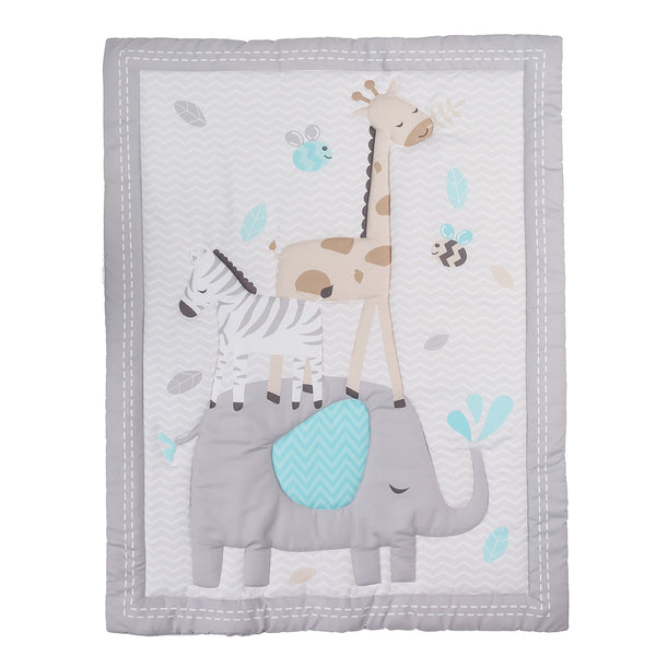 100% Polyester Bedding Set - Animal Tower (N19)