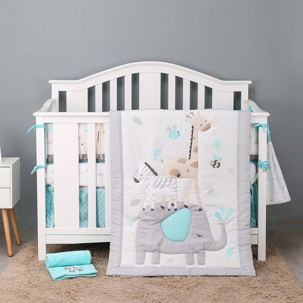 100% Polyester Bedding Set - Animal Tower (N19)