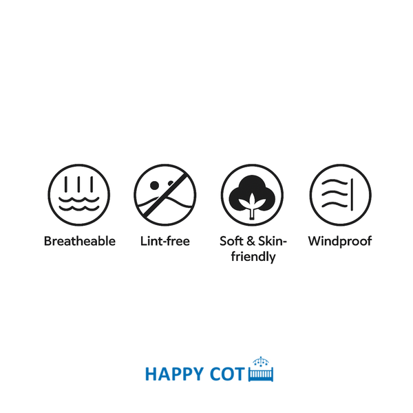 Happy Cot Waterproof Flat Sheet-Various Designs