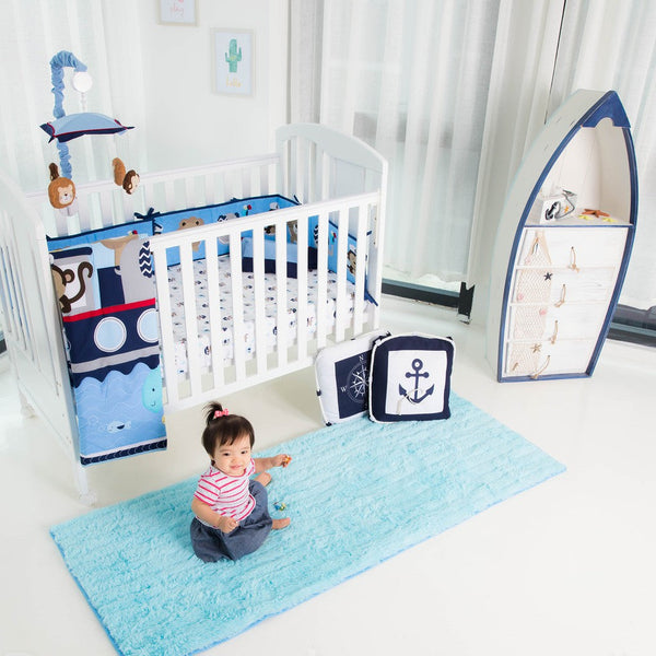 Happy Cot Happy Dream 4-in-1 Convertible Baby Cot - Free Mosquito Net, Free Toddler Side Guard