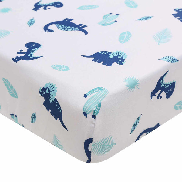 100% Polyester Fitted Sheet - Dino Land (B17)