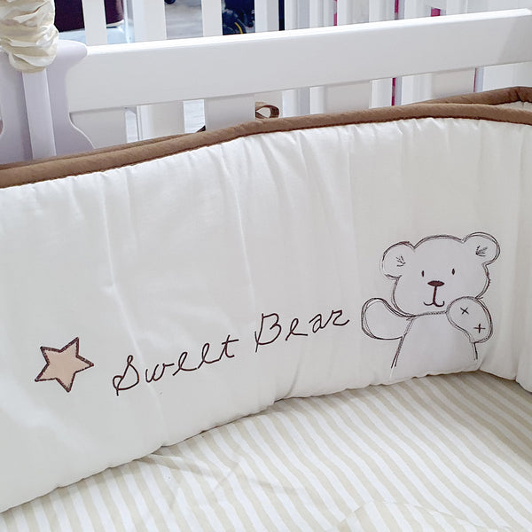 Full Baby Bumper Set - Sweet Bear