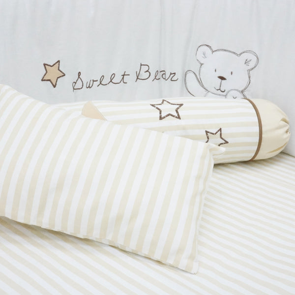 Baby Pillow & Bolster Set - Sweet Bear