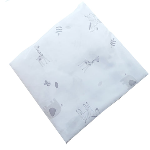 100% Polyester Fitted Sheet - Animal Tower (N19)