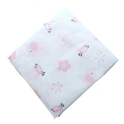 100% Polyester Fitted Sheet - Elephant March (P18)