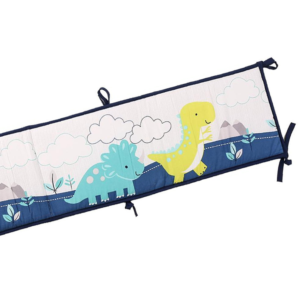 Dinosaur cot bumper best sale