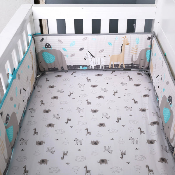 Full Baby Bumper Set - Animal Tower (N19)